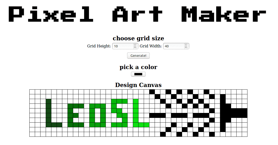Pixel Art Maker screenshot